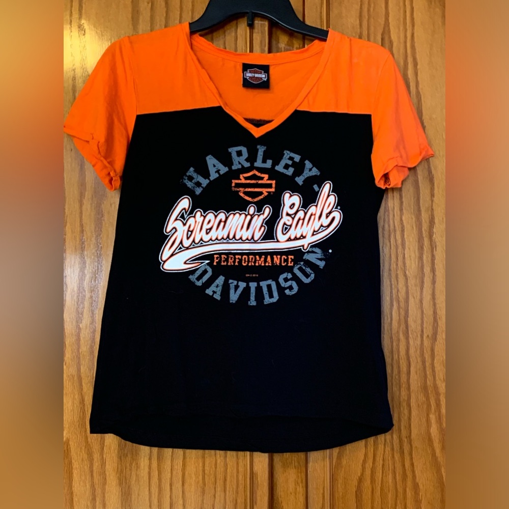 Women’s Harley Davidson Screamin’ Eagle shirt size small